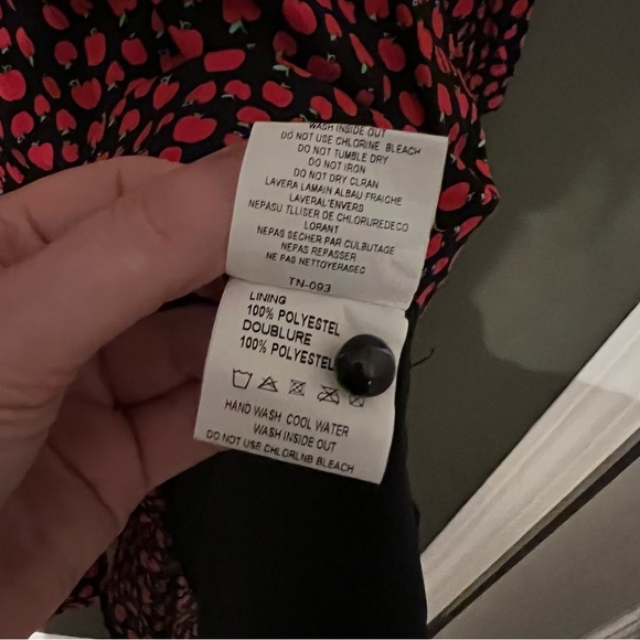 Tatiana & Natouchi Apple Print A-Line Circle Midi Dress XS - Picture 13 of 16